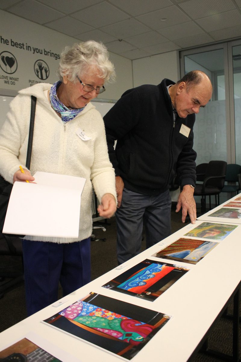Peter and Anne Laffer from ACH Group's McLaren Vale Art Group
