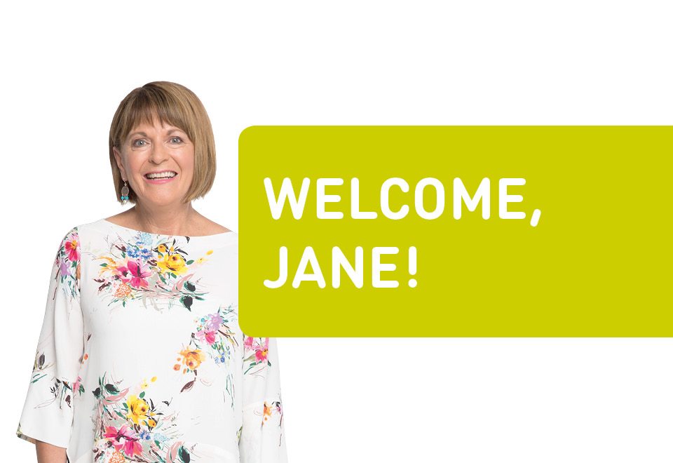 jane reilly welcome banner