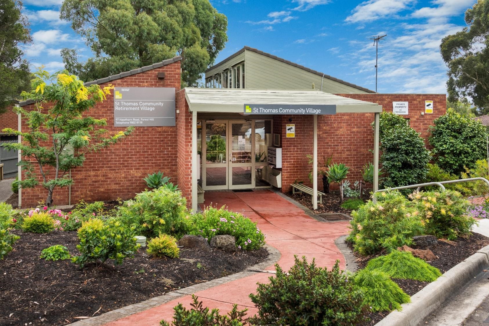 Entrance to Community Centre
