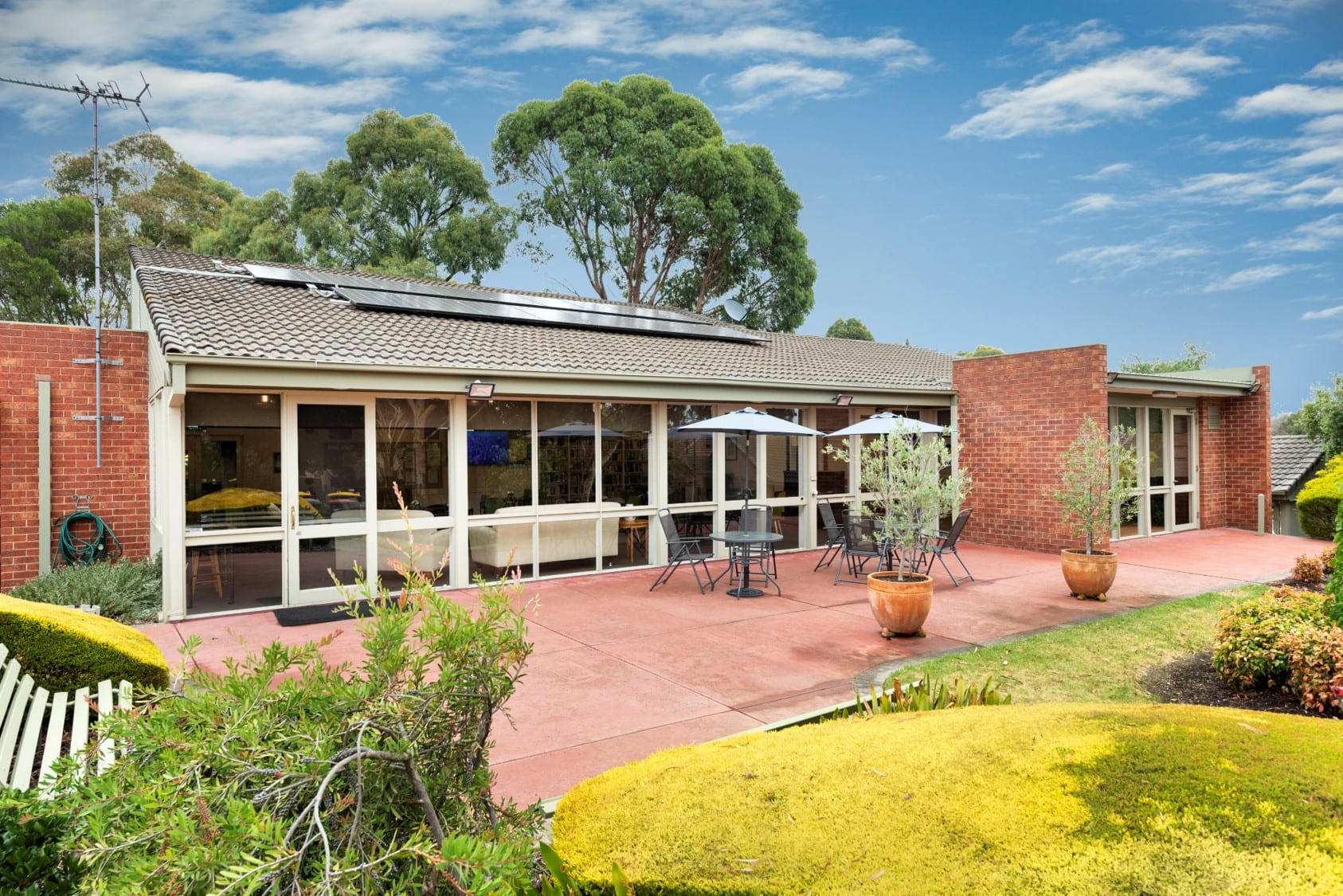 Rear of community centre