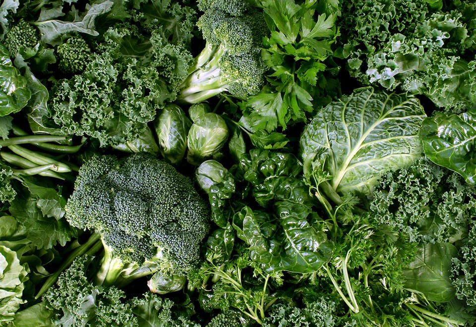 Eating more veggies and greens will help reduce the risk of dementia