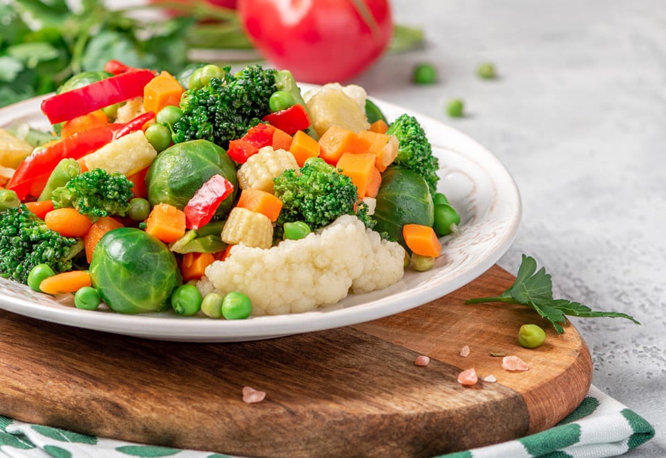 Keep your vegetables intake for a healthy diet during the holiday