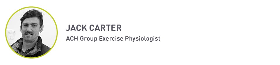 ACH Group exercise physiologist Jack Carter