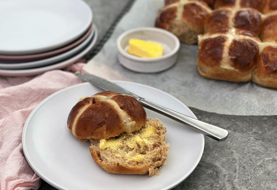 Easter hot cross buns recipe by Callum Hann