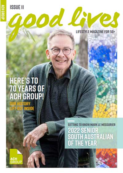 Cover of Good Lives Magazine featuring Mark Le Messurier