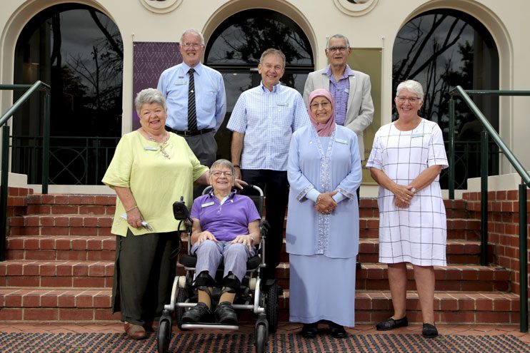 Mark (centre) with the 2022 Senior Australian of the Year recipients from each state and territory