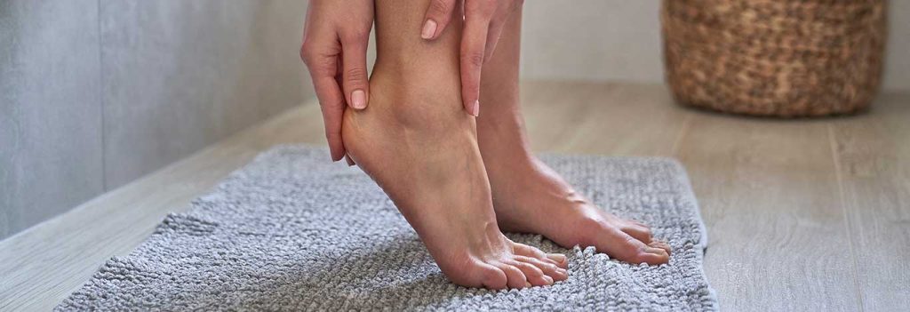 A photo of feet in top condition