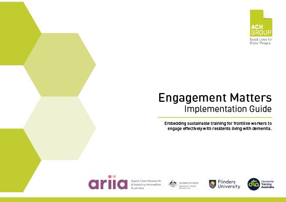 Engagement matters implementation guide