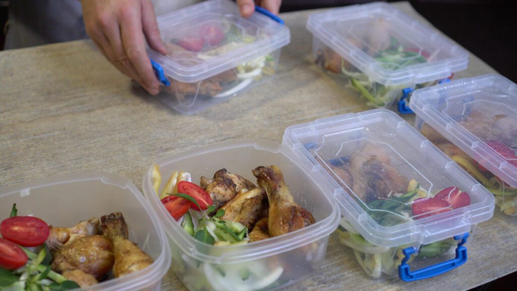 Meal prepping is key, when you cook for one