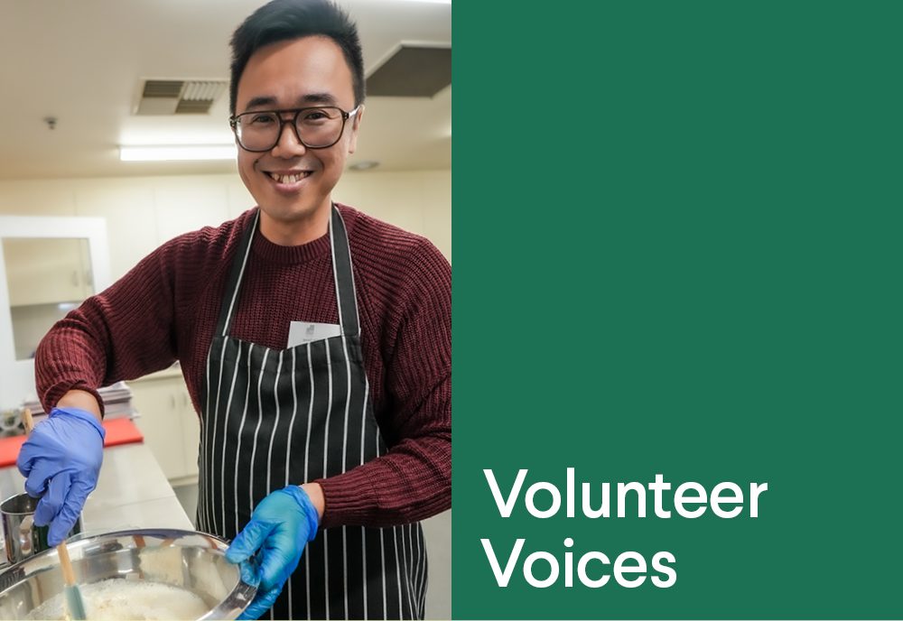 Alex's volunteer voice at ACH Group