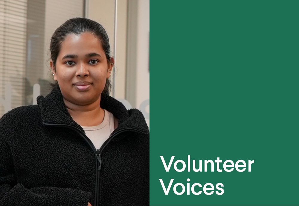 Simmi's volunteer voice at ACH Group