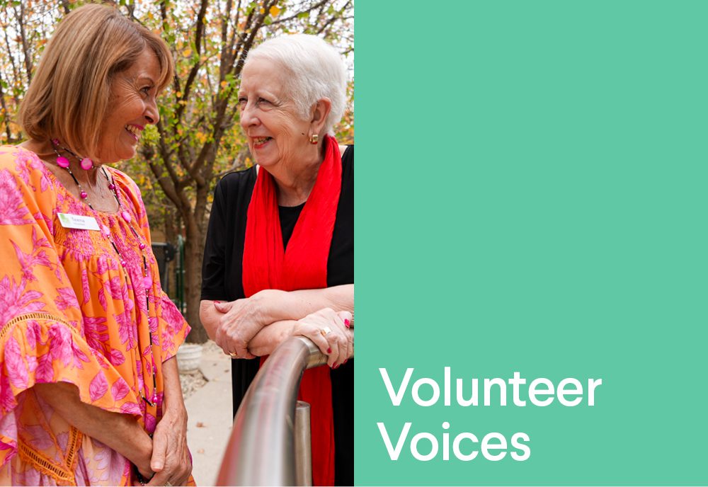 Teena's volunteer voice at ACH Group