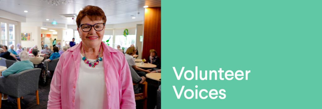 Anna Giordino volunteers at ACH Group