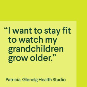 Patricia shares - I want to stay fit to watch my grandchildren grow older