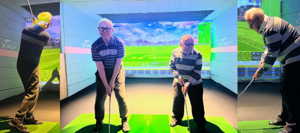 Brian and Fred from Kapara visiting X Golf