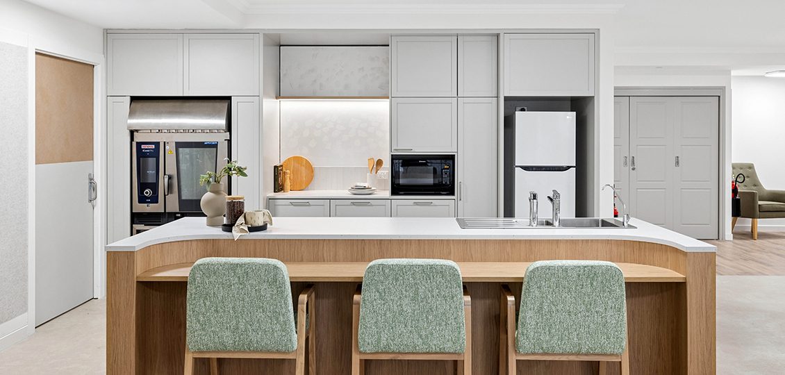 Kitchen at Highercombe Residential Care Home in Hope Valley