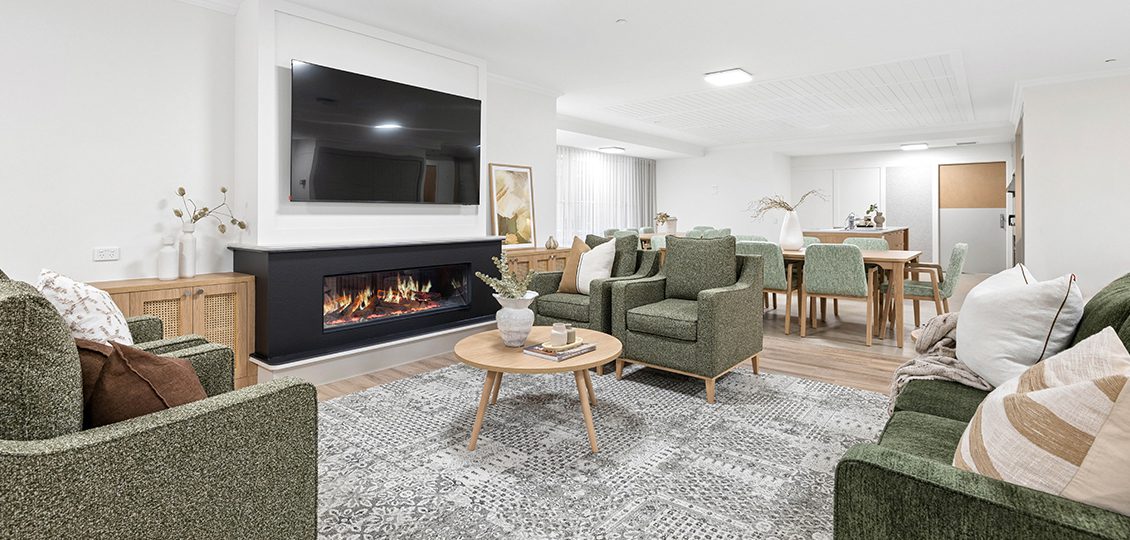 Spacious living room is at the heart of Highercombe Residential Care Home in Hope Valley