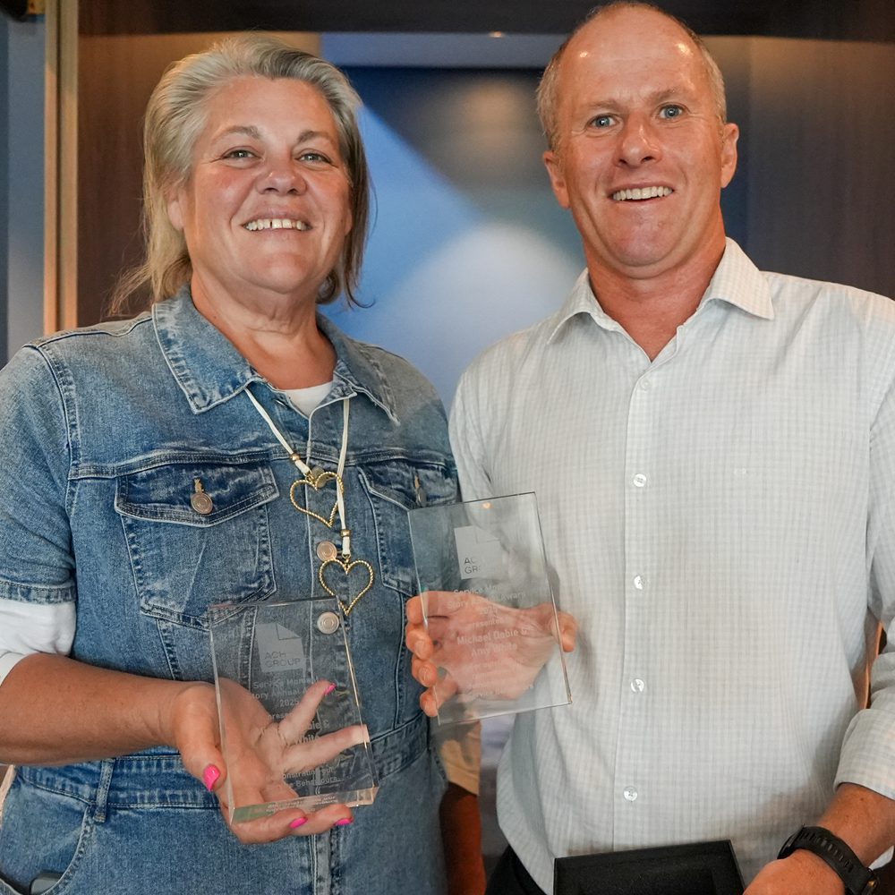 Amy White and Michael Dobie