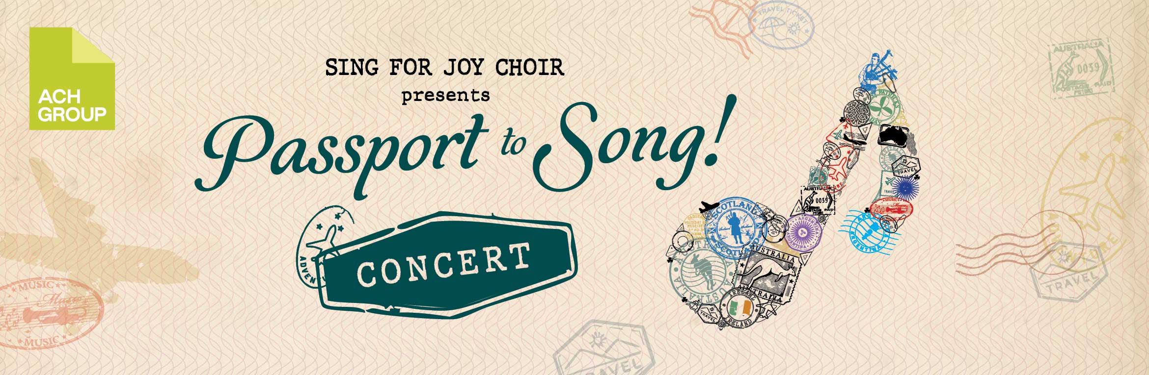 Passport to song banner