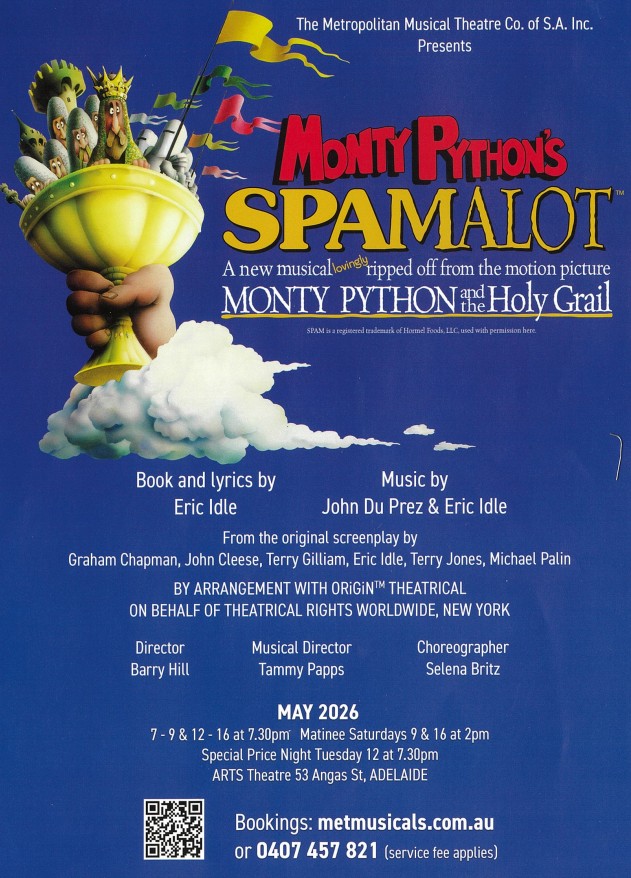 Spamalot, directed by Barry Hill