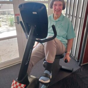 Clocking up the kilometers for Cycling Challenge at Highercombe