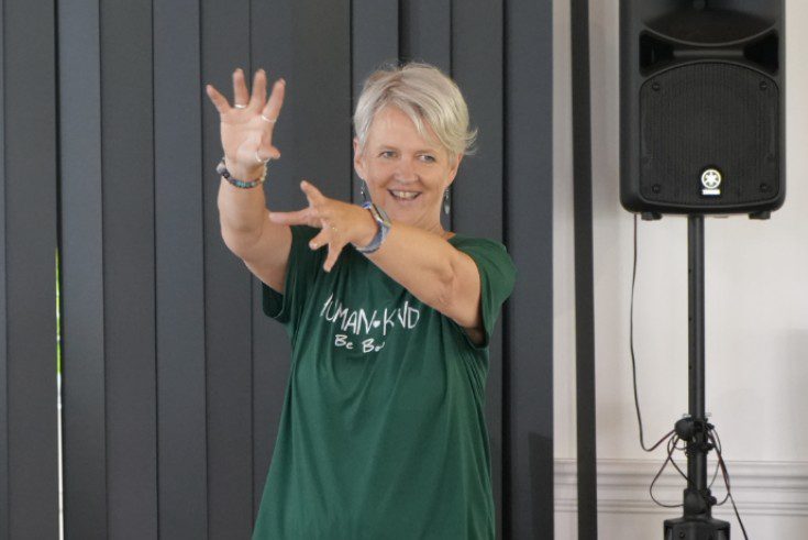 Annie Harvey, Human Capability Speaker and a Gelotologist, TEDx Speaker, Author, Mindfulness Trainer and Intergenerational Program Founder.