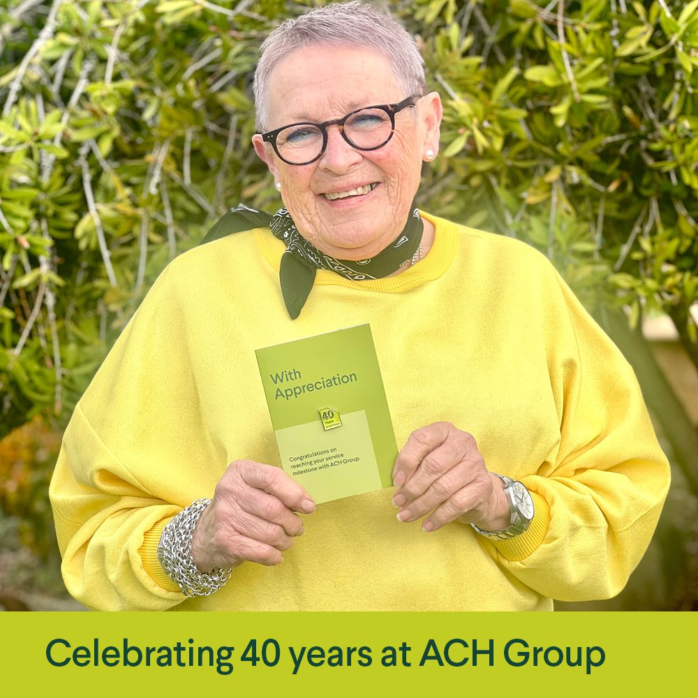 Patricia Cribb celebrated 40 years at ACH Group