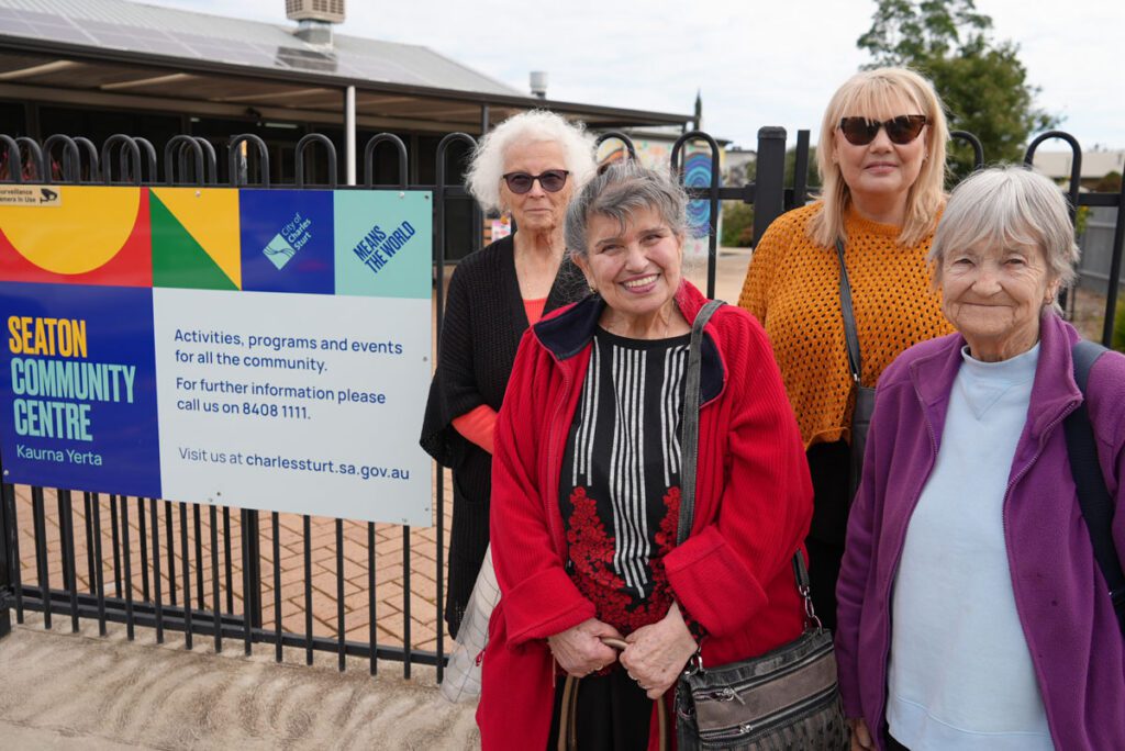 Club members Jana, Ramona and Yvonne are supported to attend by ACH Group Support Worker Kerry, who helps coordinate their transport.
